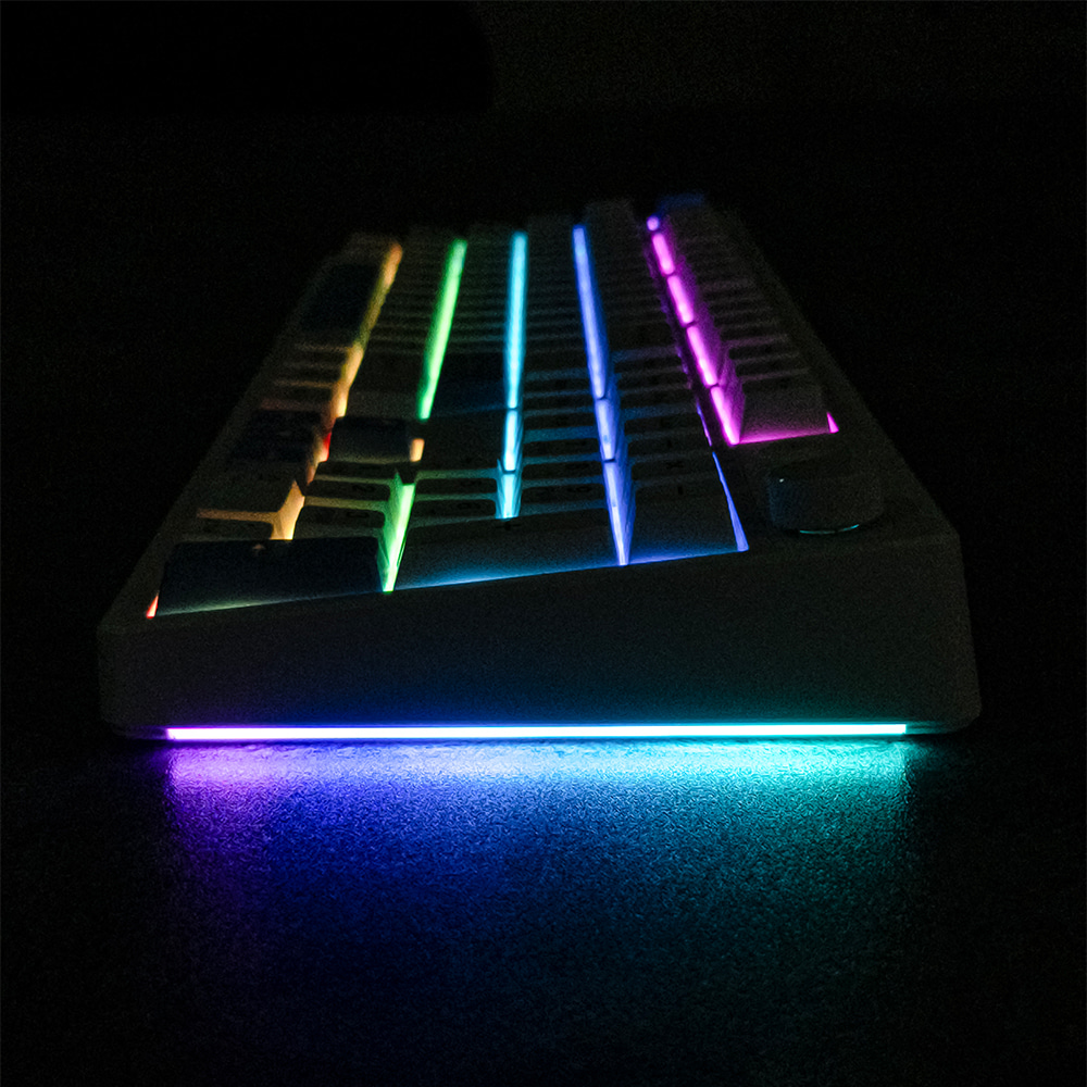 에이투 GK5 프로 유무선 게이밍키보드 LED 기계식 USB 풀배열 발로란트 오버워치 GK5PRO 오테뮤 그레이축